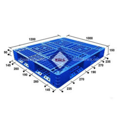 Pallet nhựa HT 1200 x 1000 x 150 mm