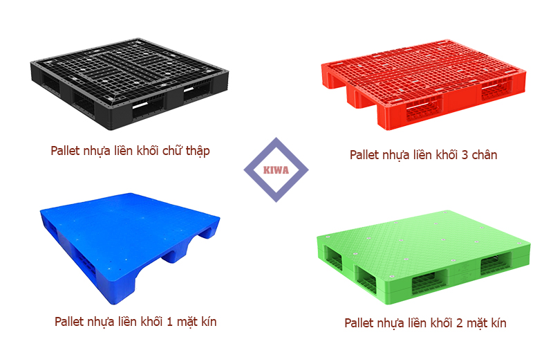 Một số loại Pallet nhựa liền khối