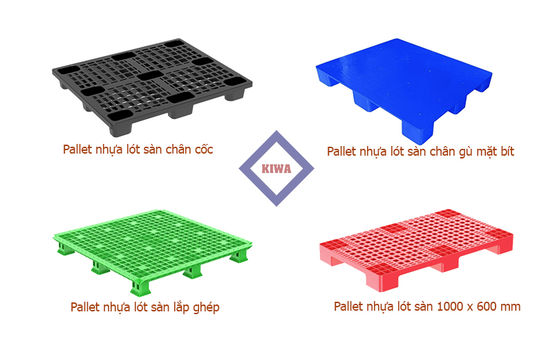 Một số loại Pallet nhựa lót sàn